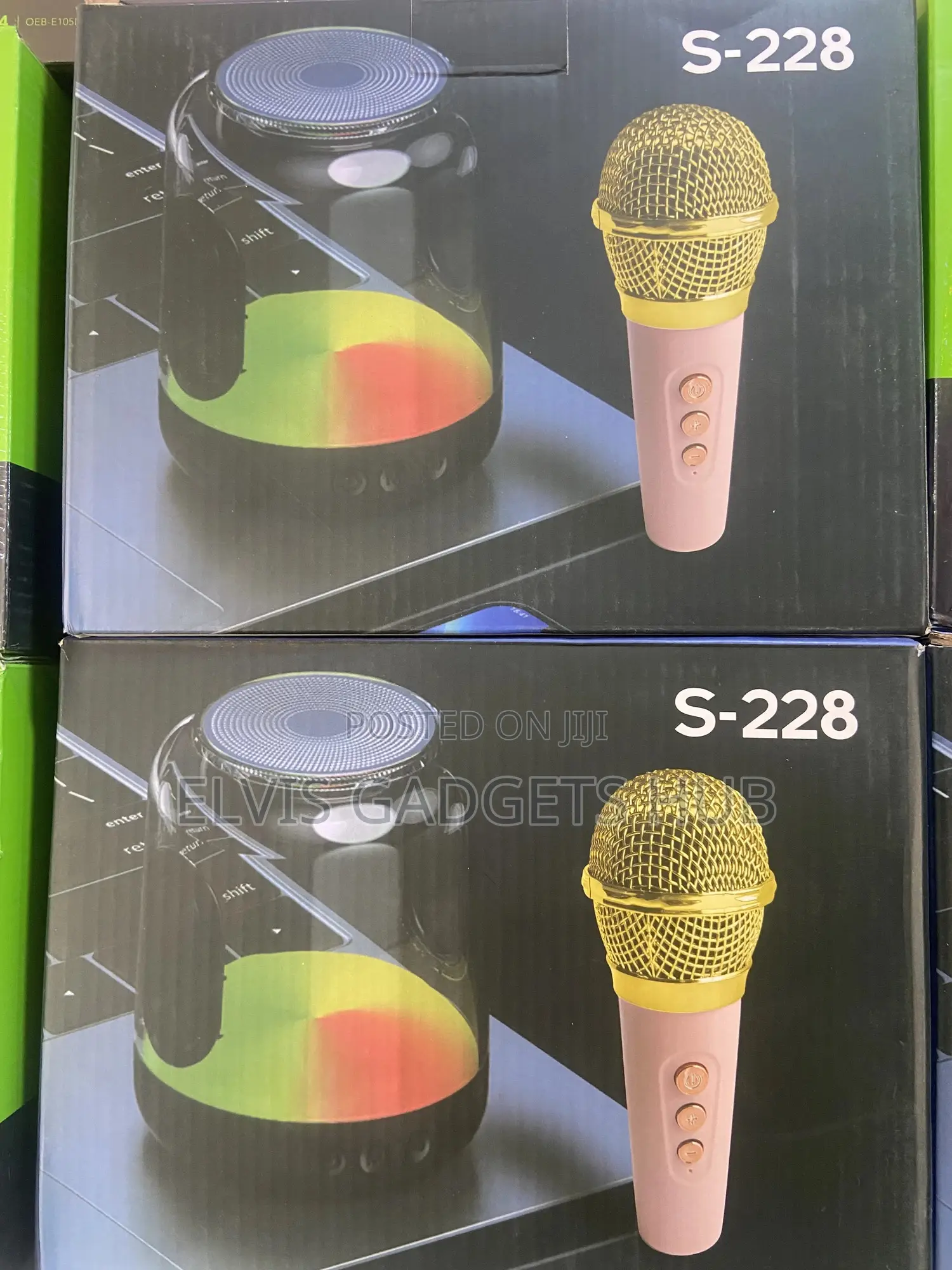 S228 Bluetooth Karaoke Speaker and Microphone