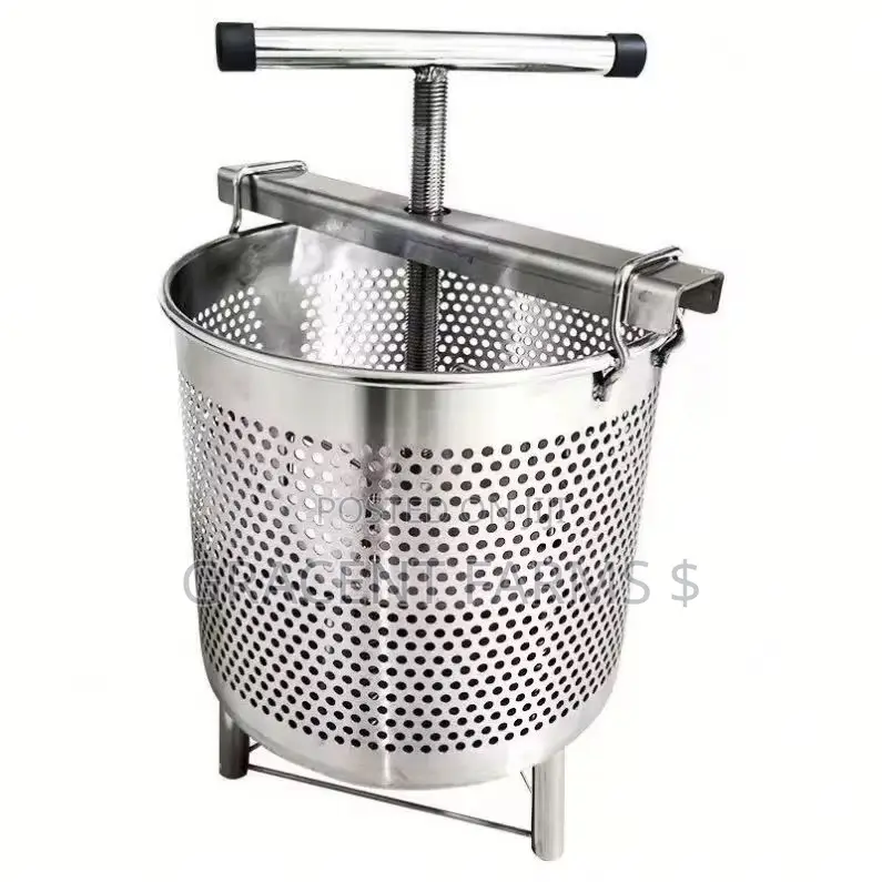 Stainless Steel Commercial Honey Greek Yogurt Press – 38l Capacity