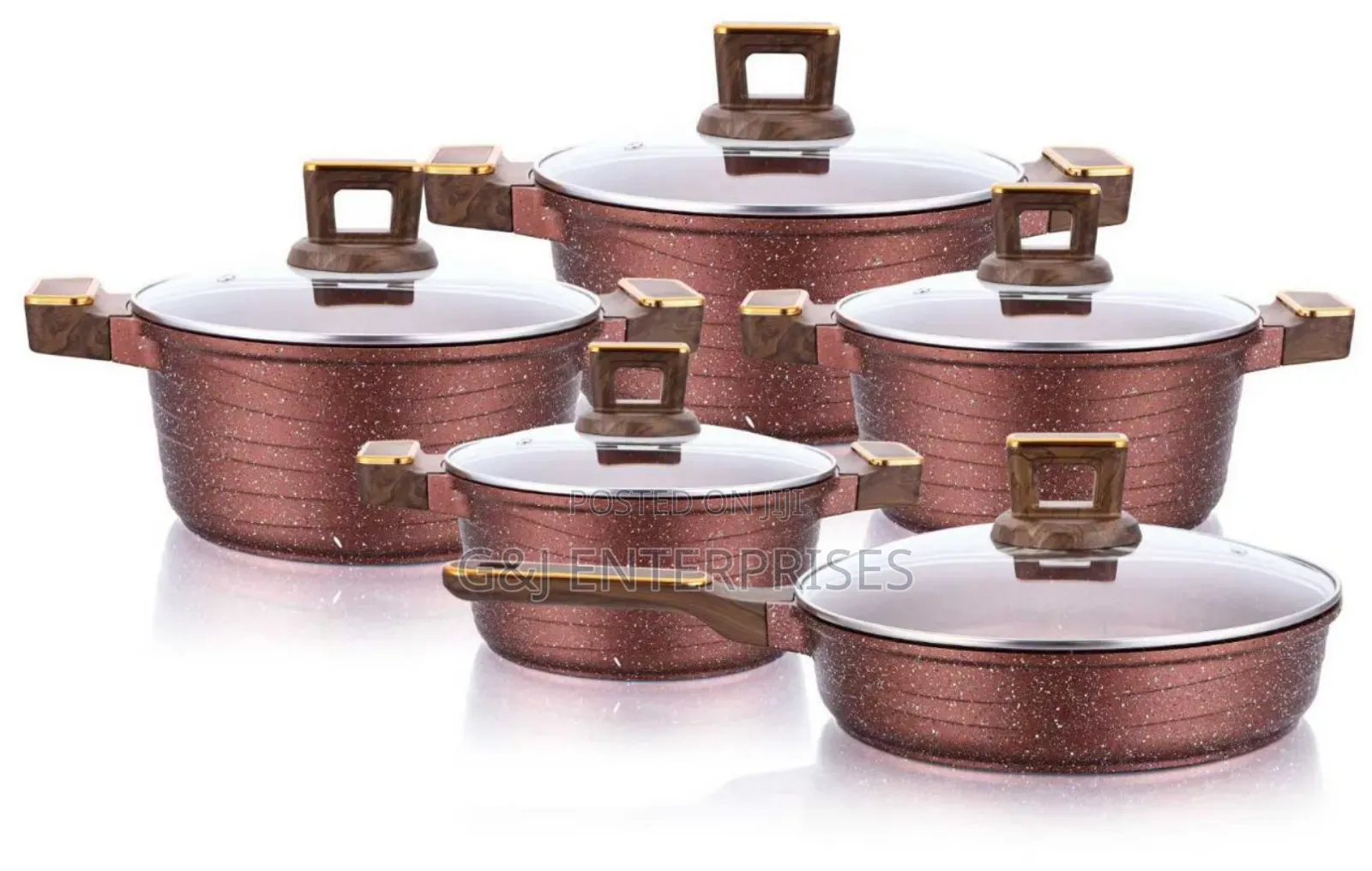 10 Pieces Cookware Set
