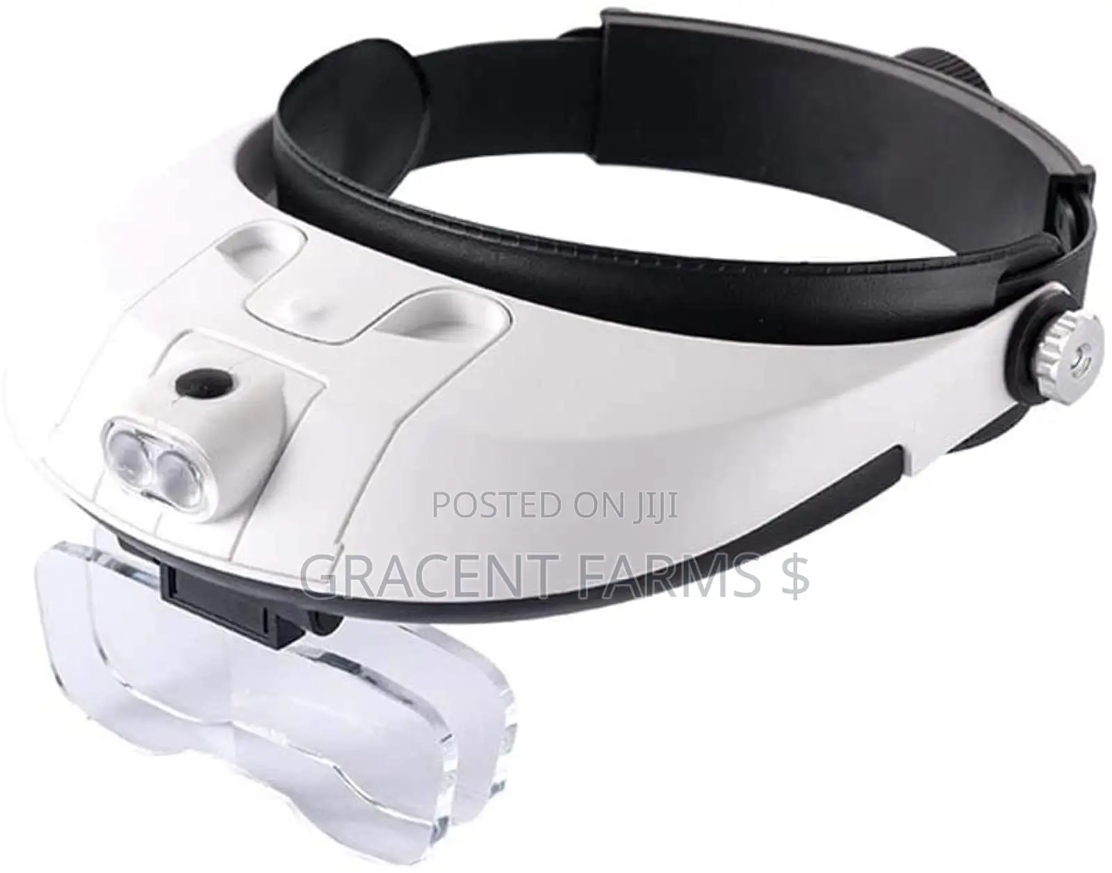 2 Led Headband Illuminating Magnifier
