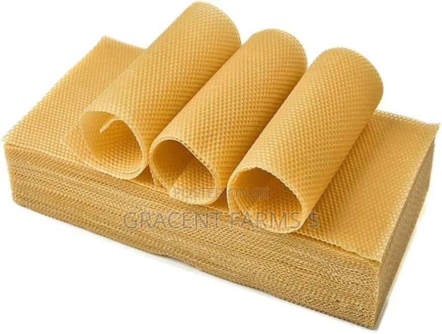 41.5 X 19.5cm Premium Beeswax Foundation Sheet