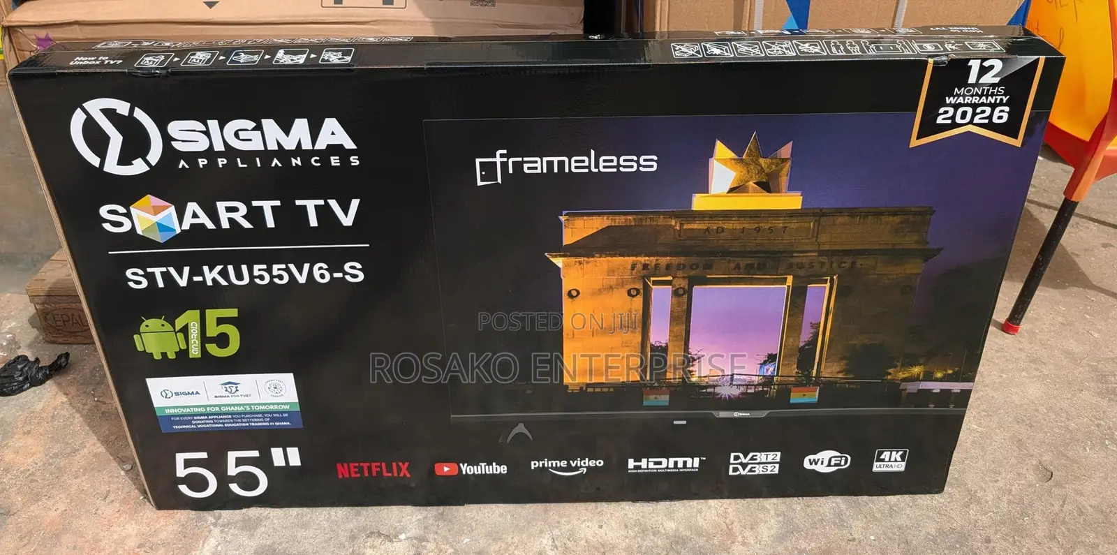 Sigma 65inch Smart Uhd 5350 Ghc /43 Smart 2350