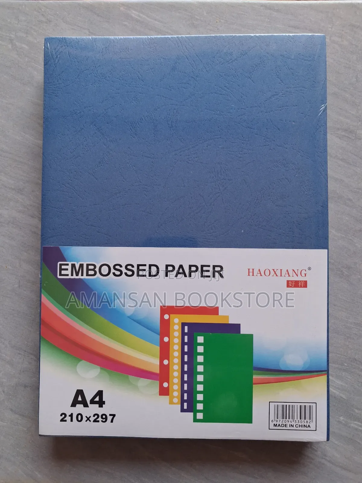 A4 Embossed Paper (Binding Cover, 230gsm, 100 Sheets)