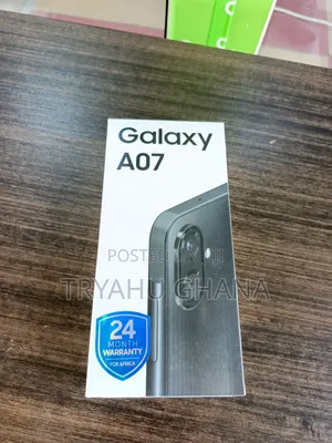 New Samsung Galaxy A07 4G 64 GB Black
