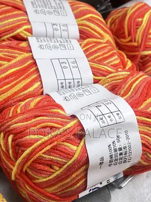 Multicoloured Milk Cotton Yarn