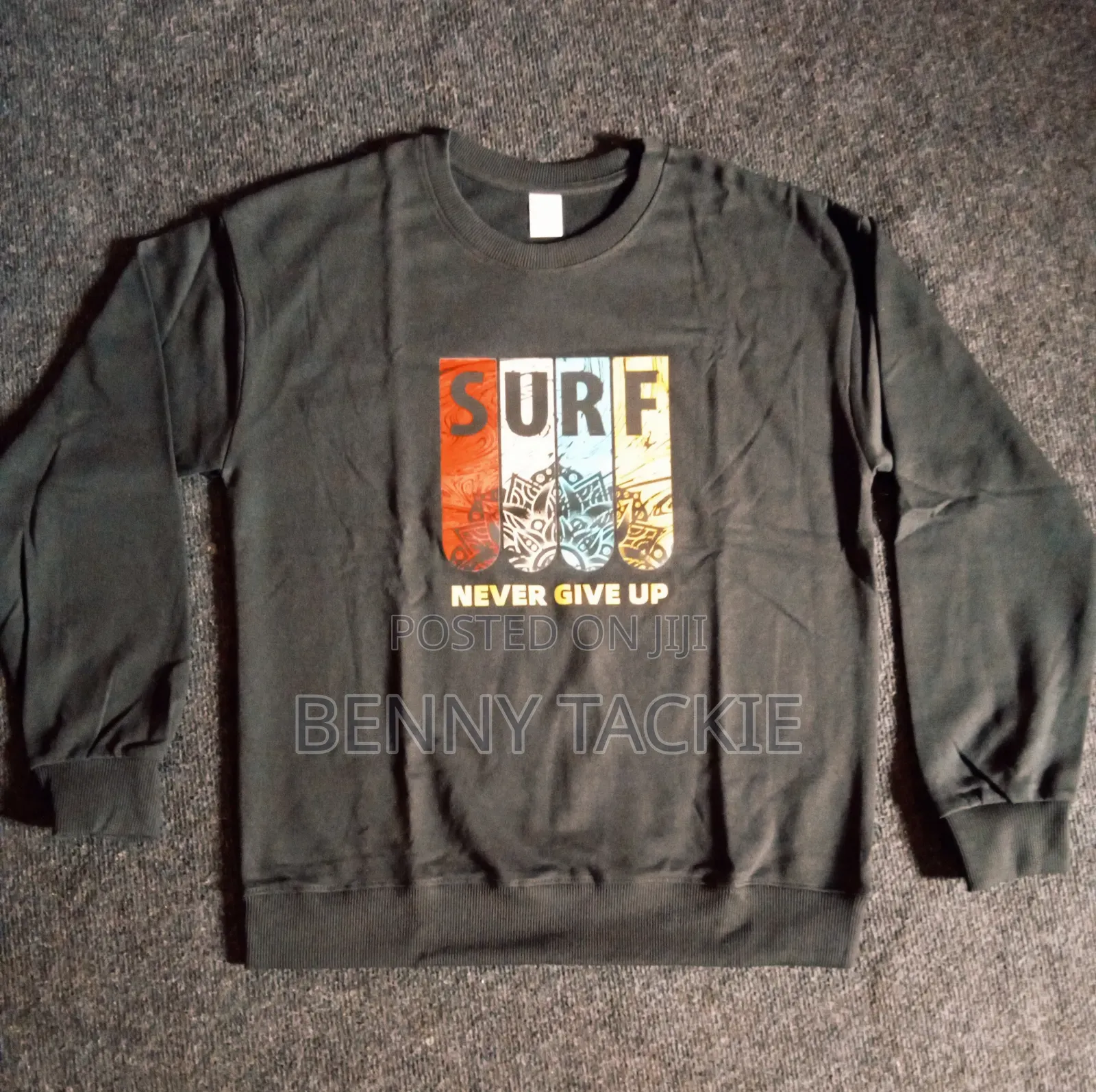 Heavy 100% Cotton Ghana Sweatshirt Long Sleeve