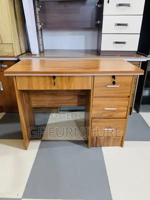 Modern Wood-Grain Office Desk