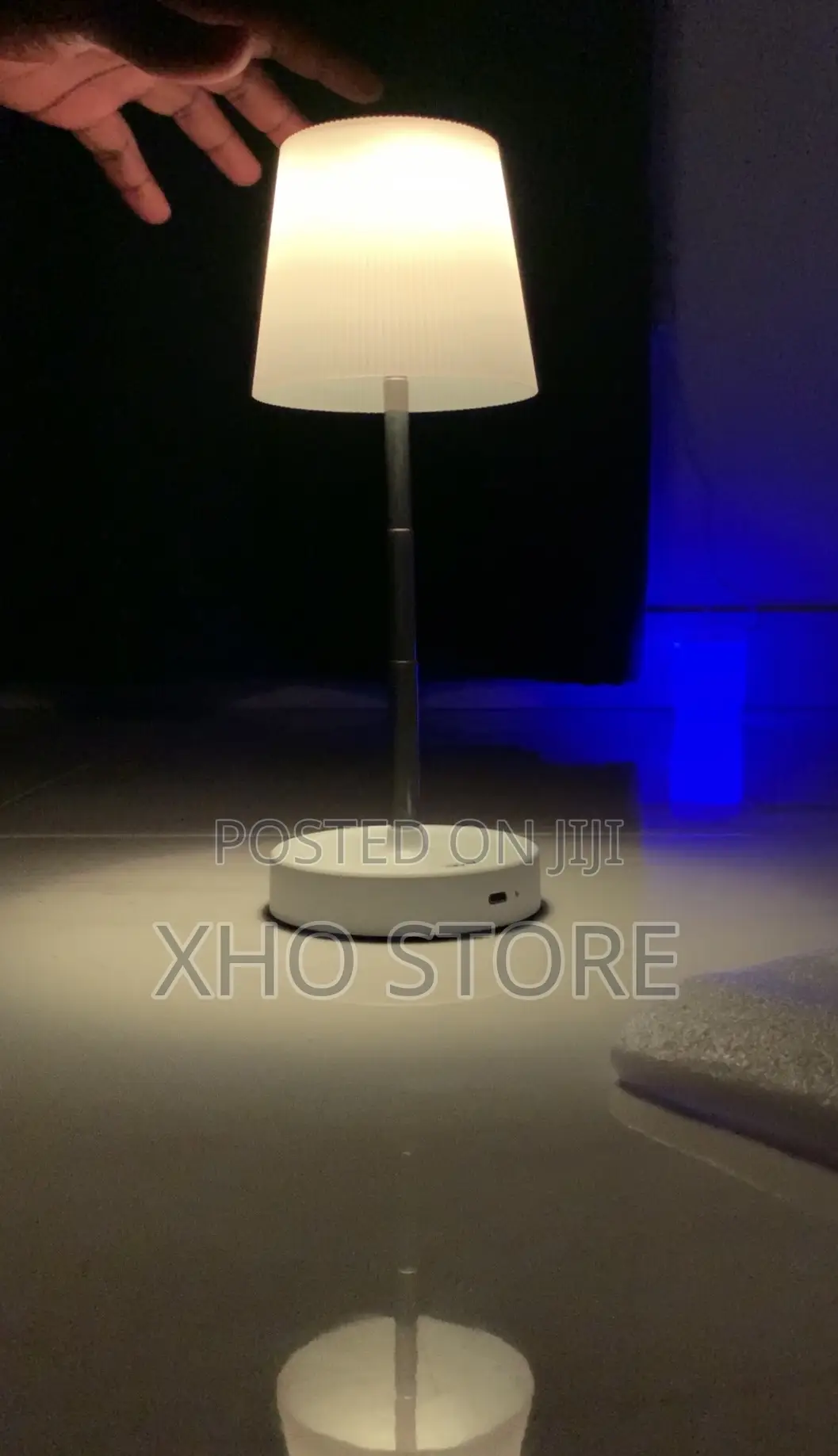 Portable Wireless RGB Led Dimmable Table Lamp, Rechargeable Touch