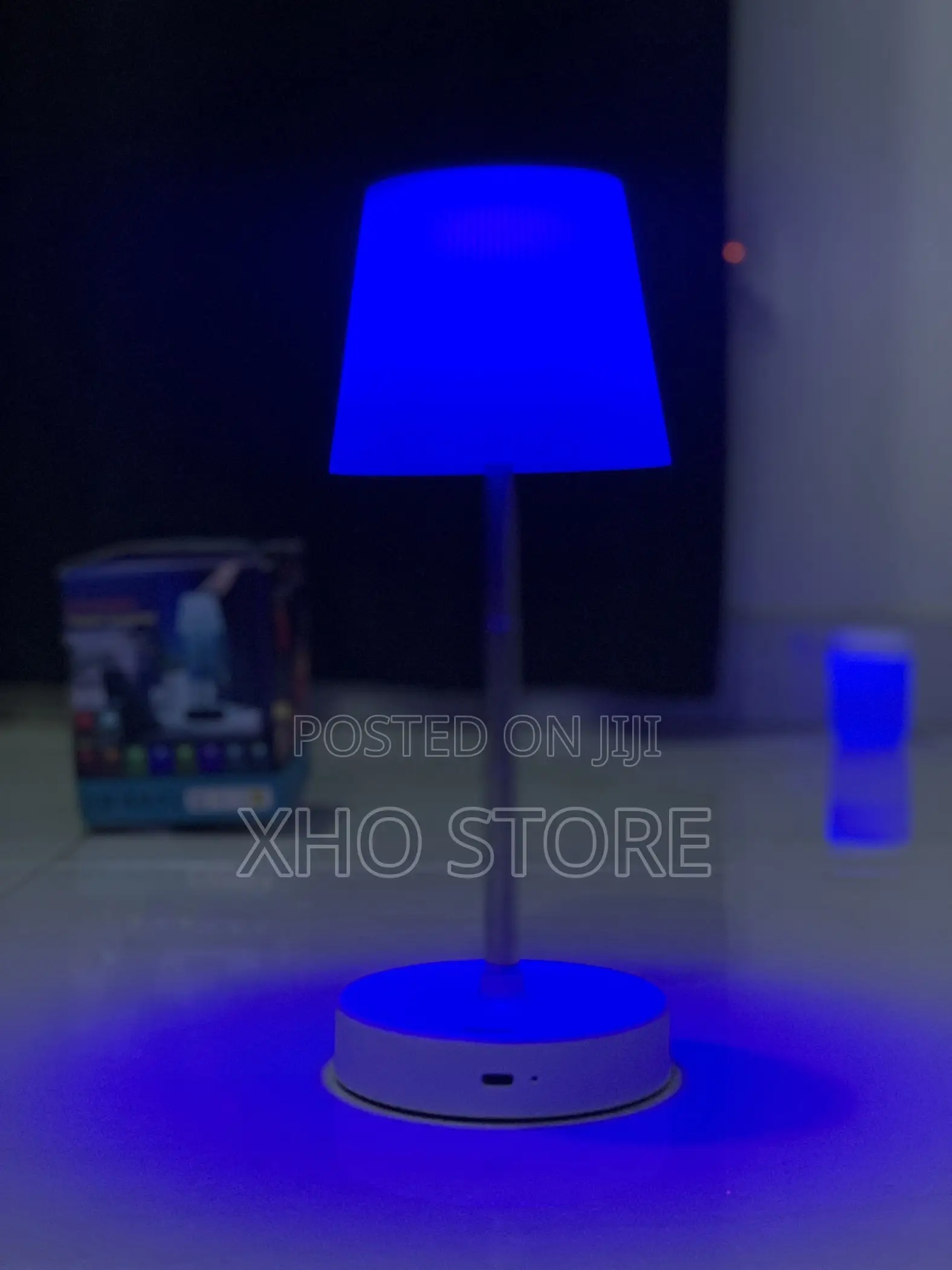 Portable Wireless RGB Led Dimmable Table Lamp, Rechargeable Touch
