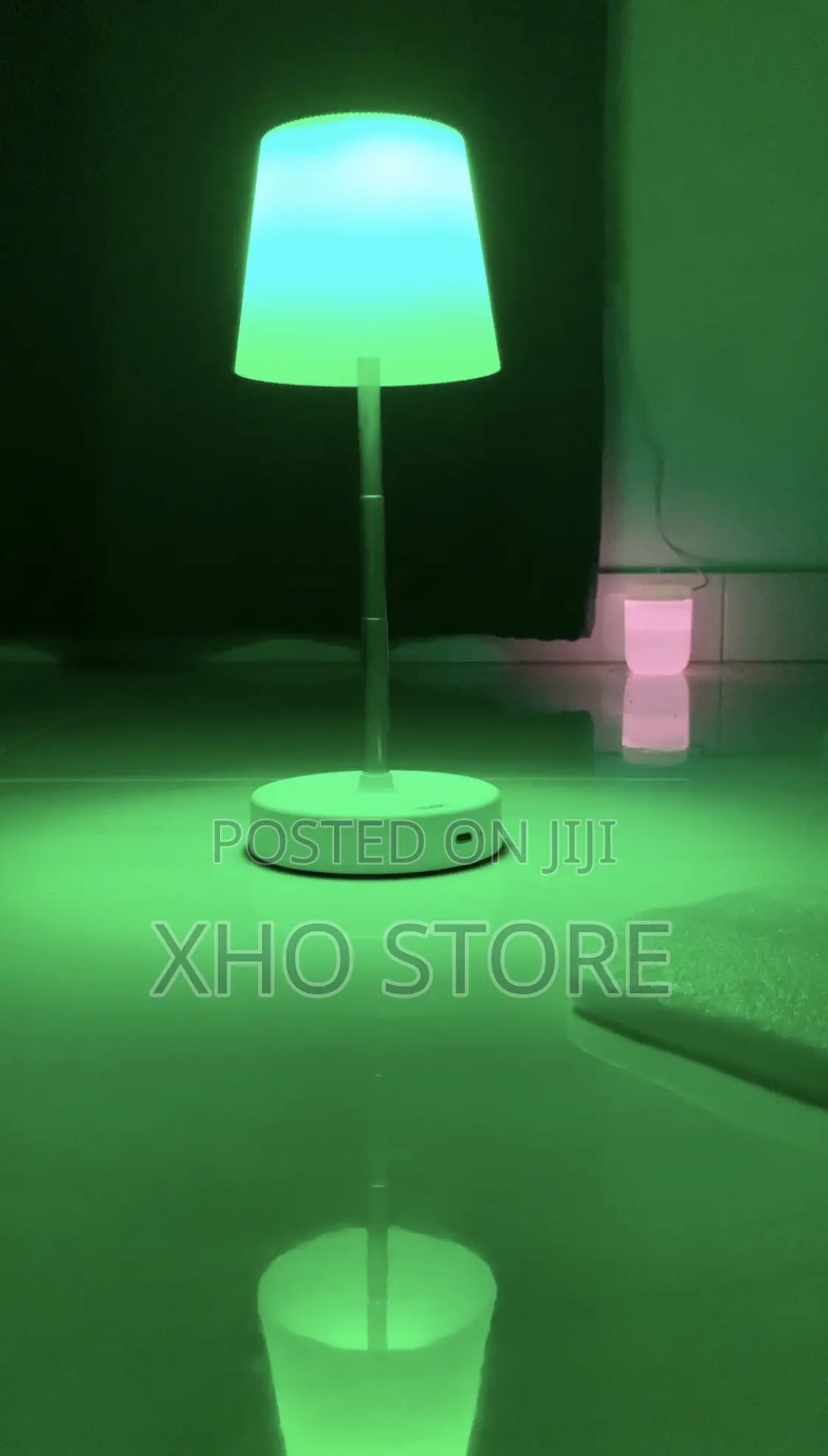 Portable Wireless RGB Led Dimmable Table Lamp, Rechargeable Touch