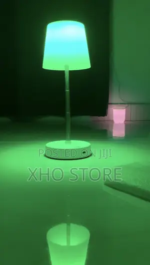 Portable Wireless RGB Led Dimmable Table Lamp, Rechargeable Touch