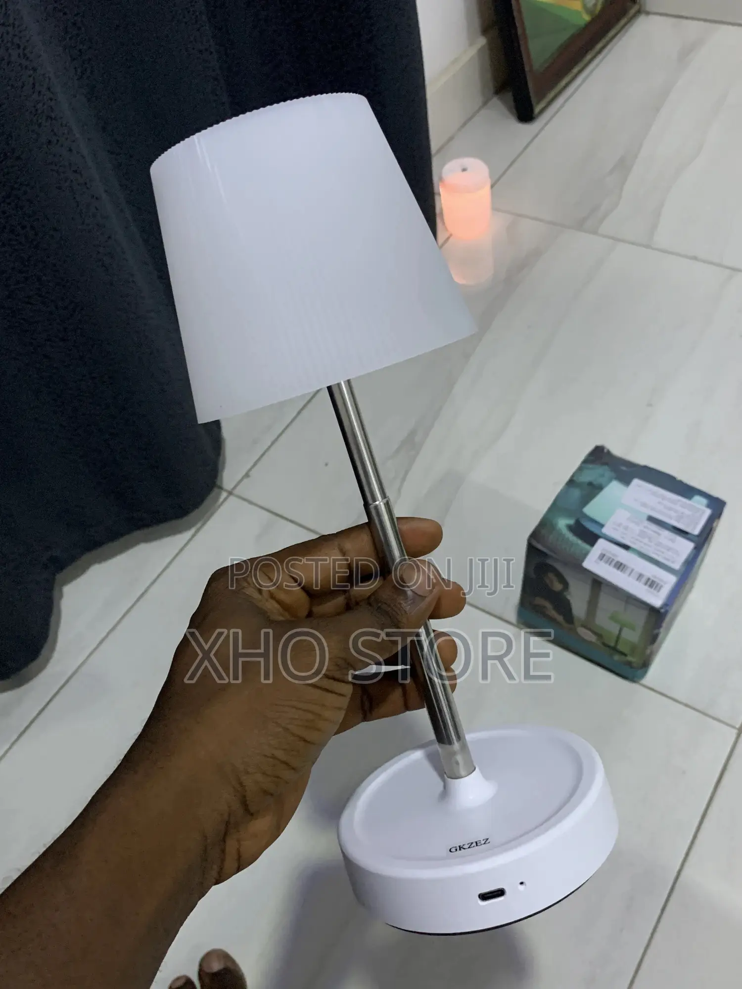 Portable Wireless RGB Led Dimmable Table Lamp, Rechargeable Touch