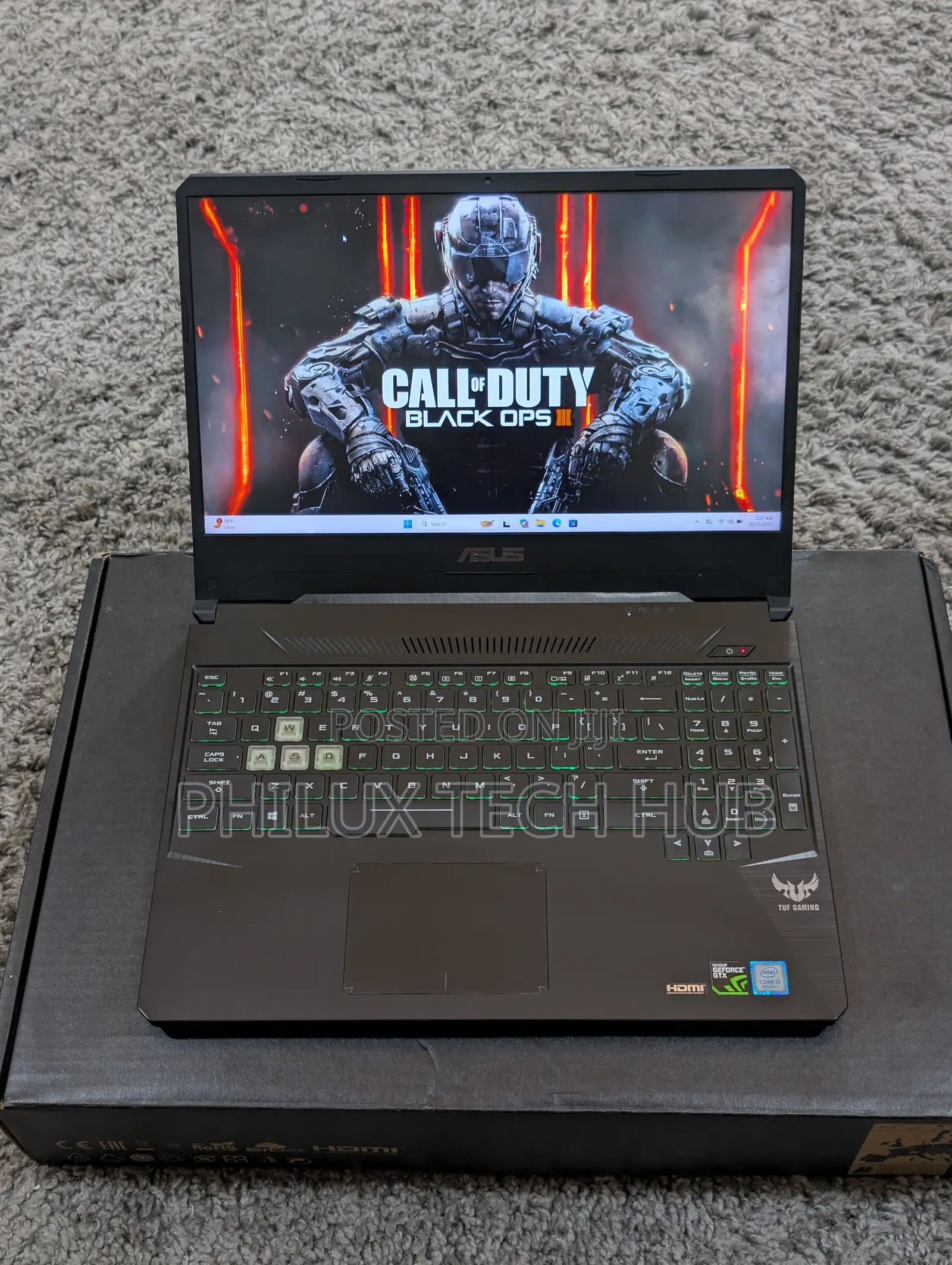 Laptop Asus TUF Gaming FX504 16GB Intel Core i5 HDD+SSD 750GB