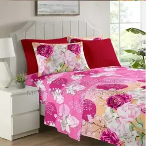 Cotton Fitted Bed Sheet 6pcs Set