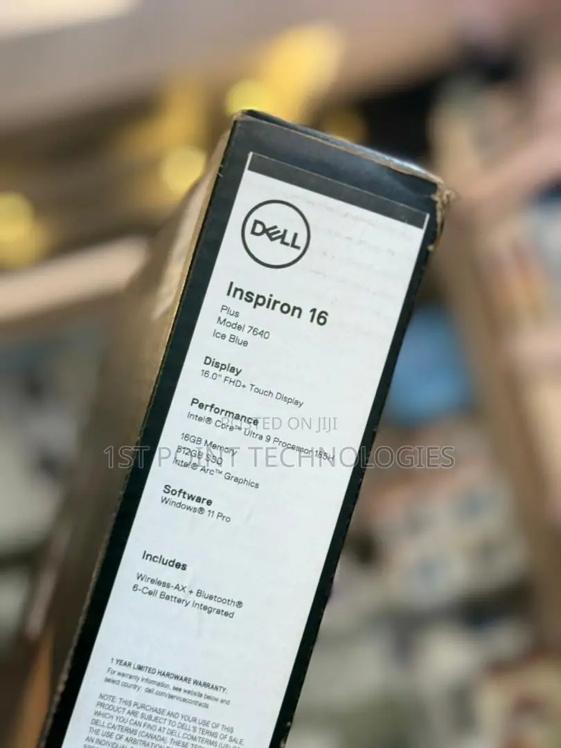 New Laptop Dell Inspiron 16 Plus 7640 16GB Intel Core Ultra 9 SSD 500GB