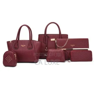Quality 6in1 Set Bag Ladies Handbag Clutch and Purse Fast Delivery