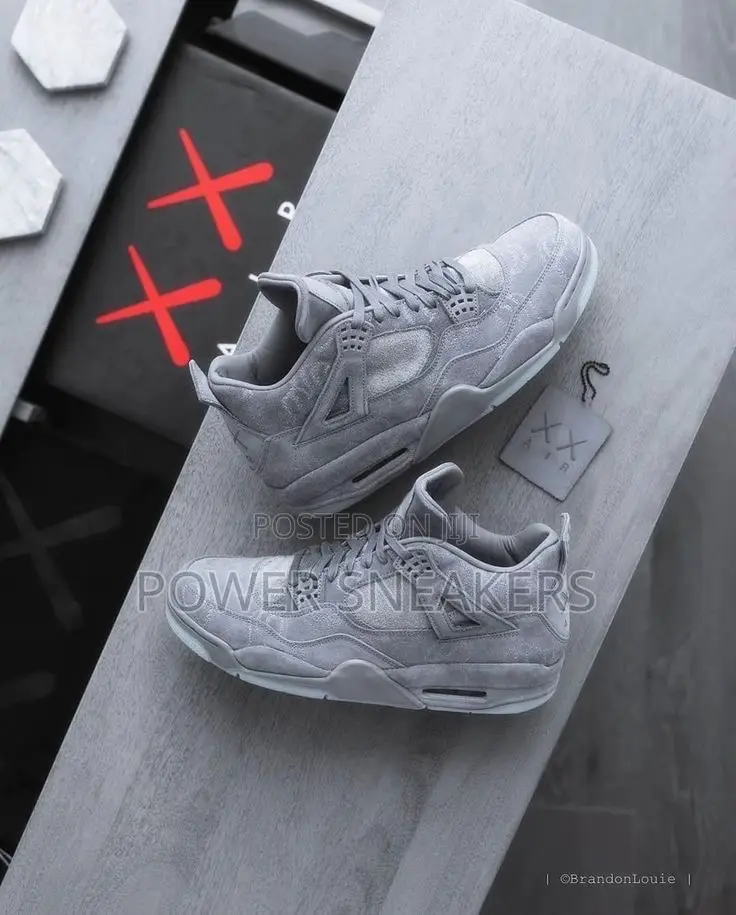 Jordan 4 Kaws Gray