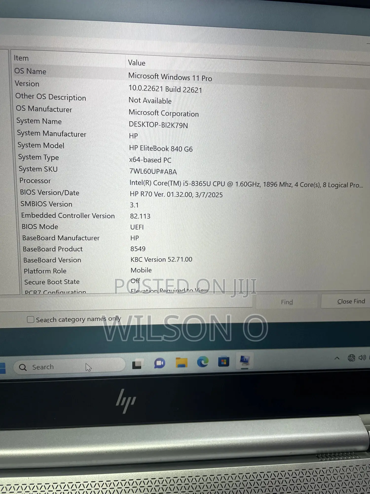 Laptop HP EliteBook 840 G6 8GB Intel Core I5 SSD 256GB