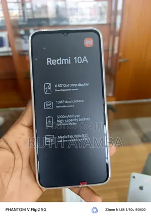 New Xiaomi Redmi 10A 128 GB Black