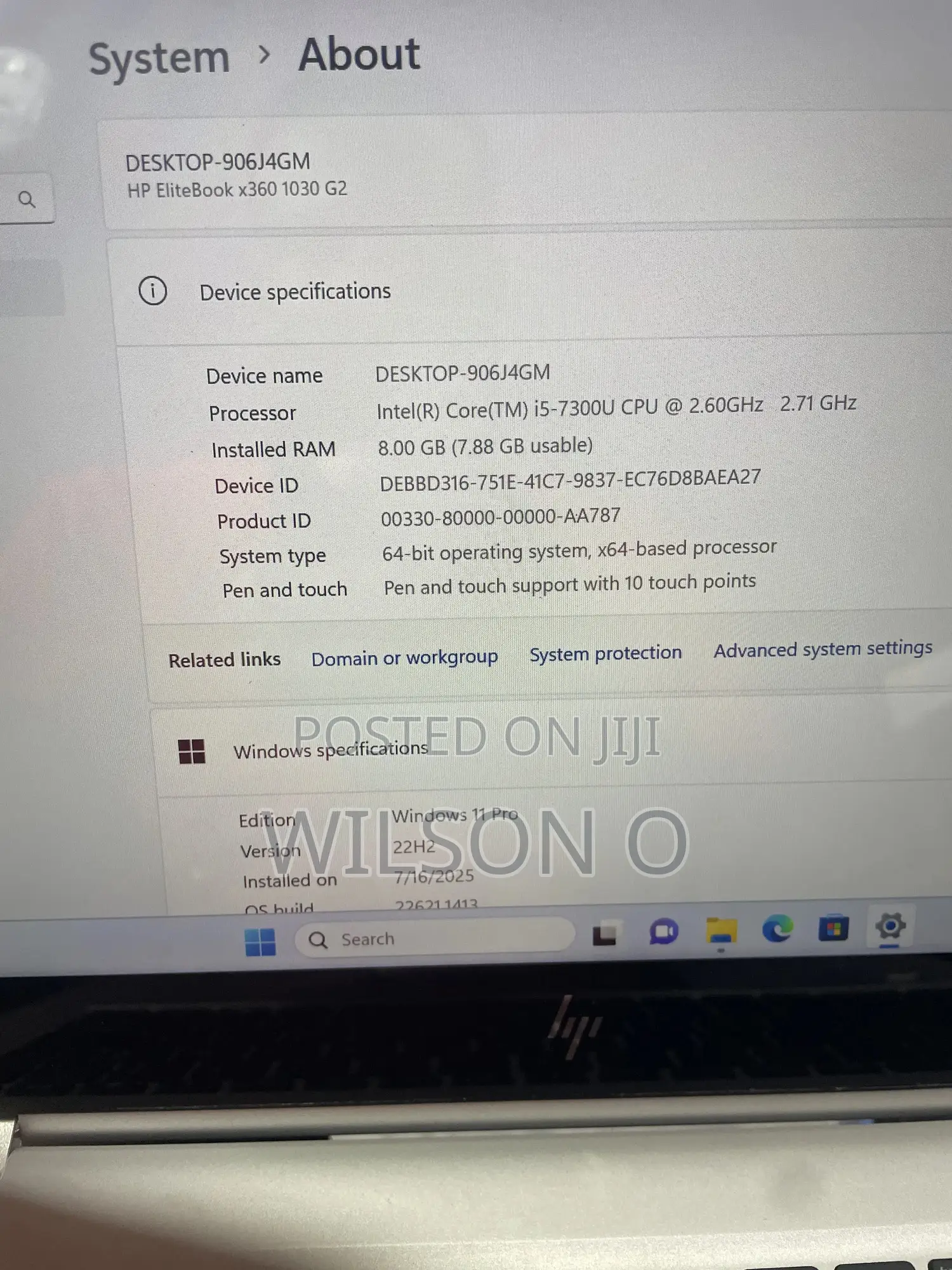 Laptop HP EliteBook X360 1030 G2 8GB Intel Core I5 SSD 256GB