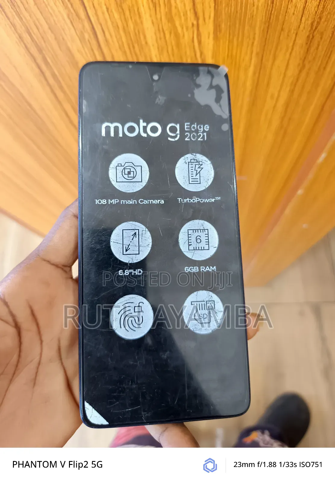 Motorola Edge 5G UW (2021) 128 GB Black