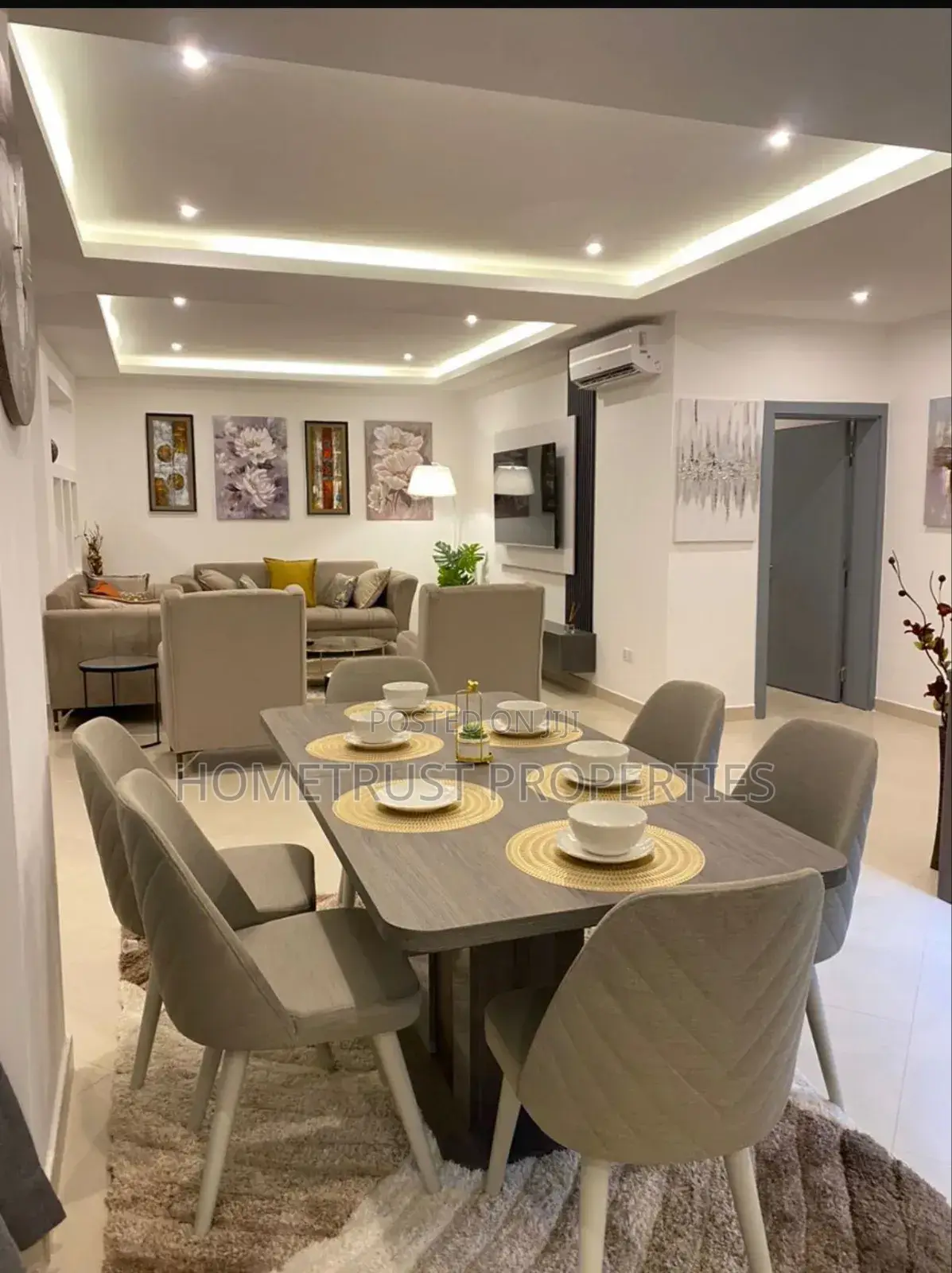 Furnished 2bdrm Apartment in Hometrust, Labone for rent