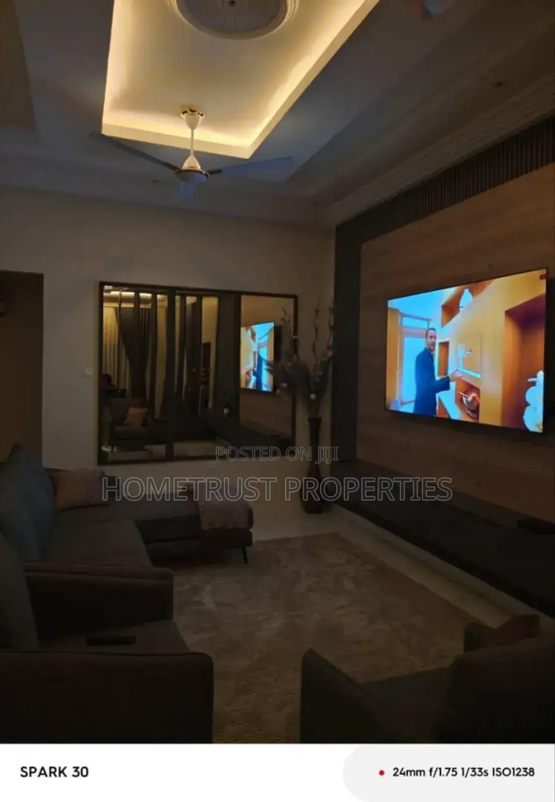 Furnished 2bdrm Apartment in Hometrust, Labone for rent