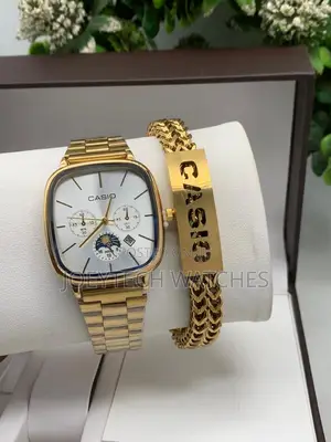 Stainless Casio Analog Sets