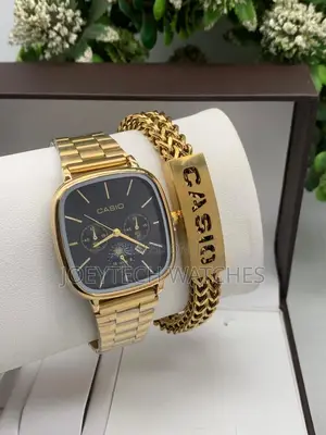 Stainless Casio Analog Sets