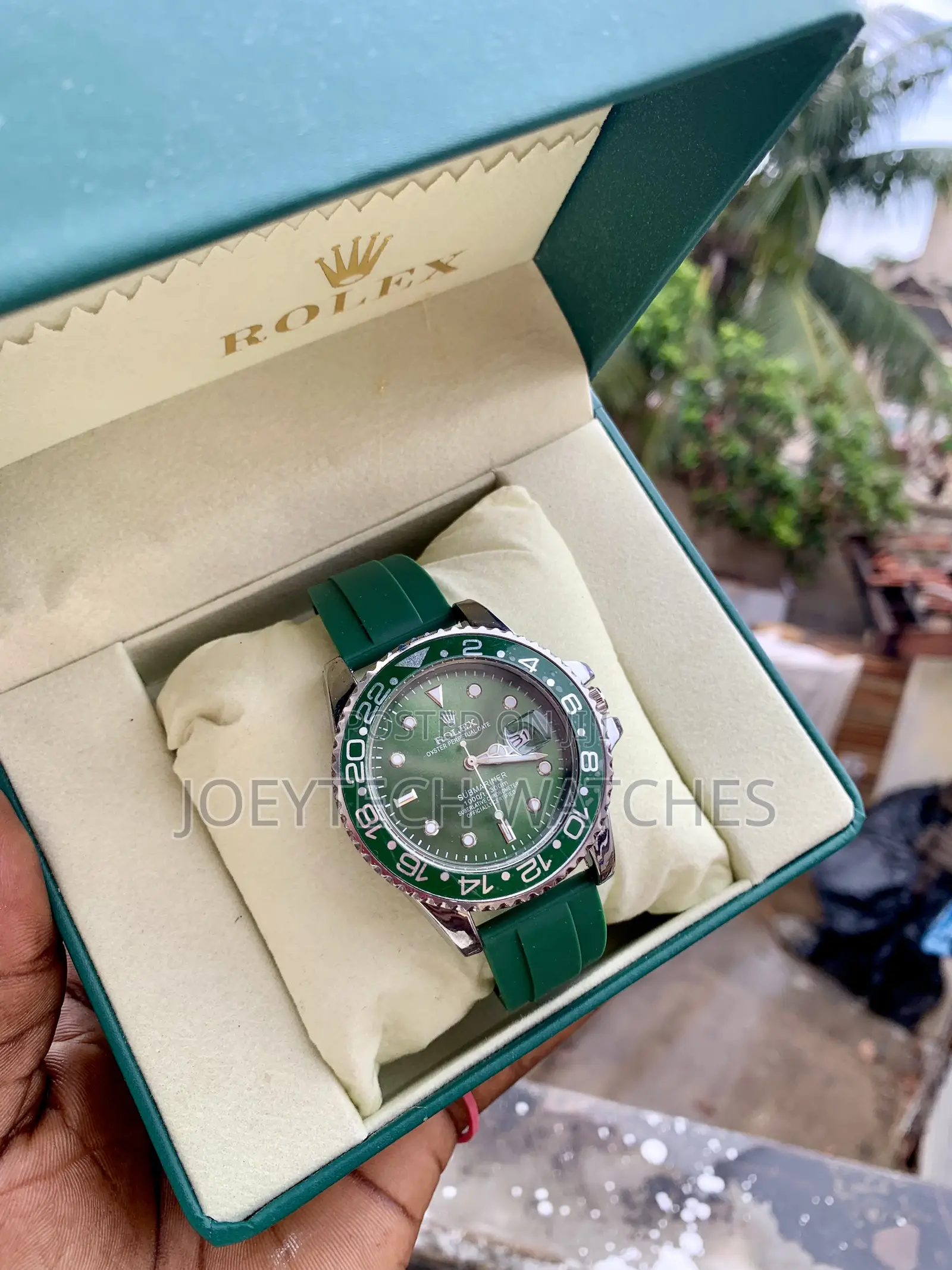Rolex Submariner With Silicone Straps