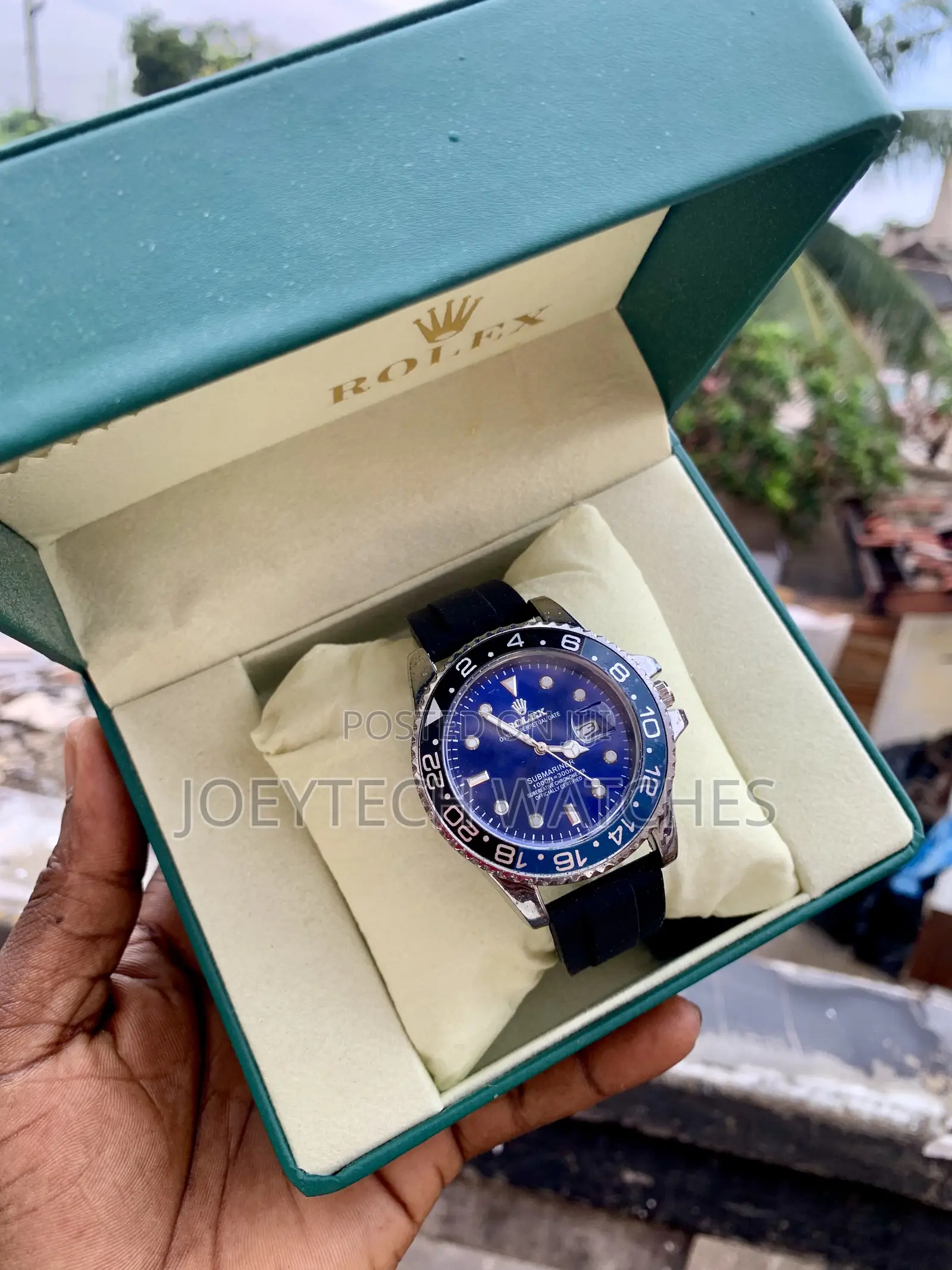 Rolex Submariner With Silicone Straps