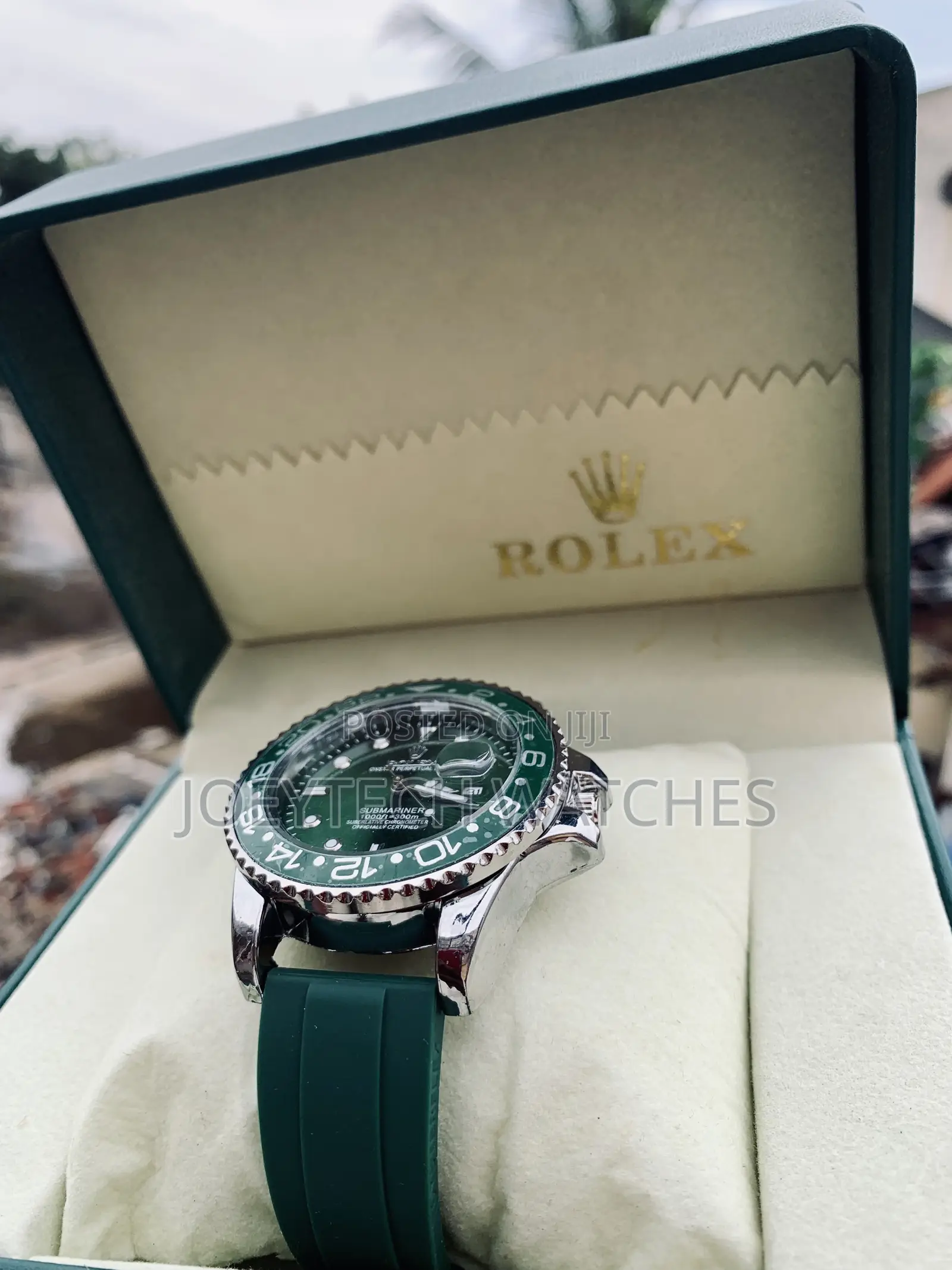 Rolex Submariner With Silicone Straps