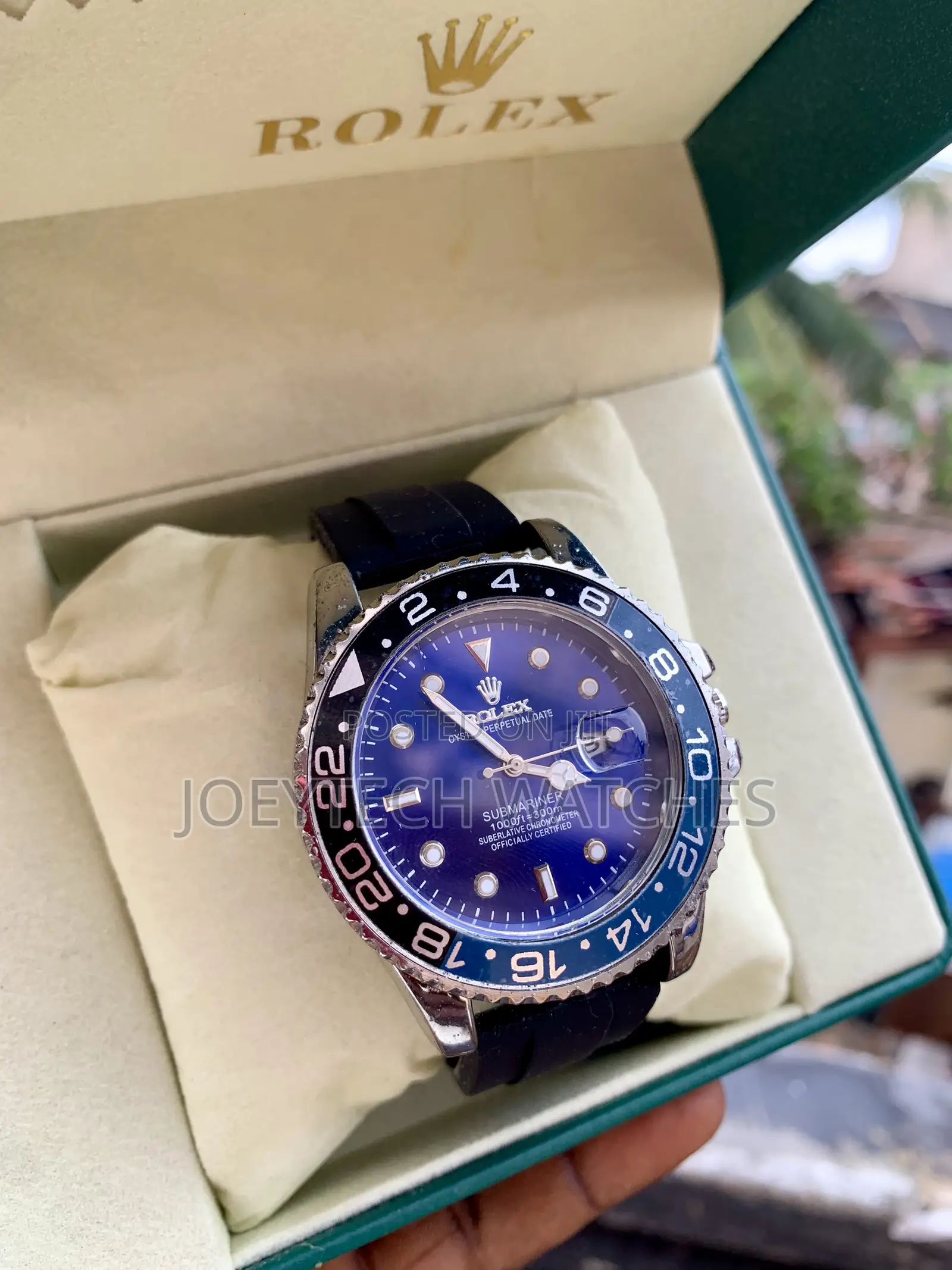 Rolex Submariner With Silicone Straps