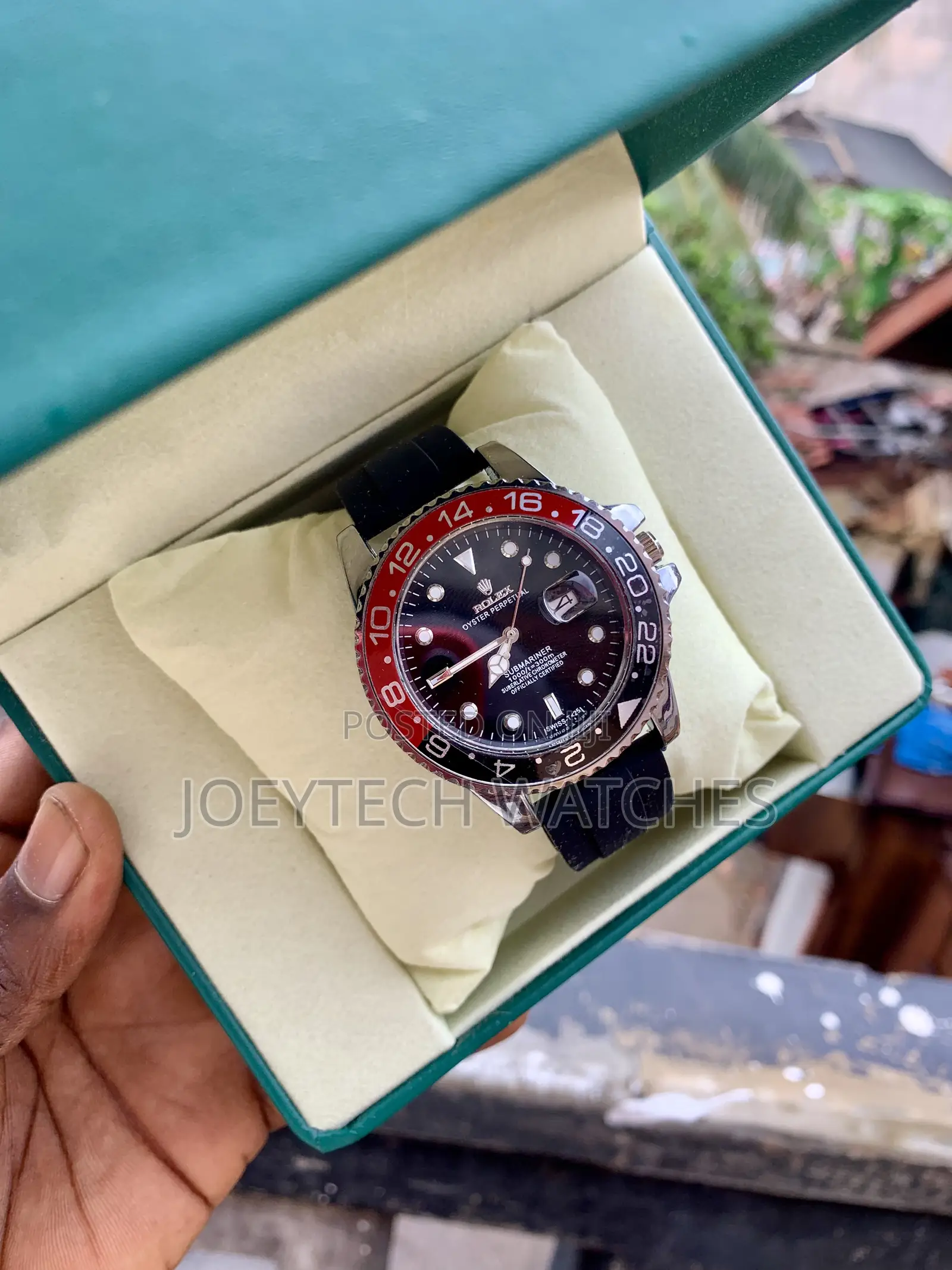 Rolex Submariner With Silicone Straps