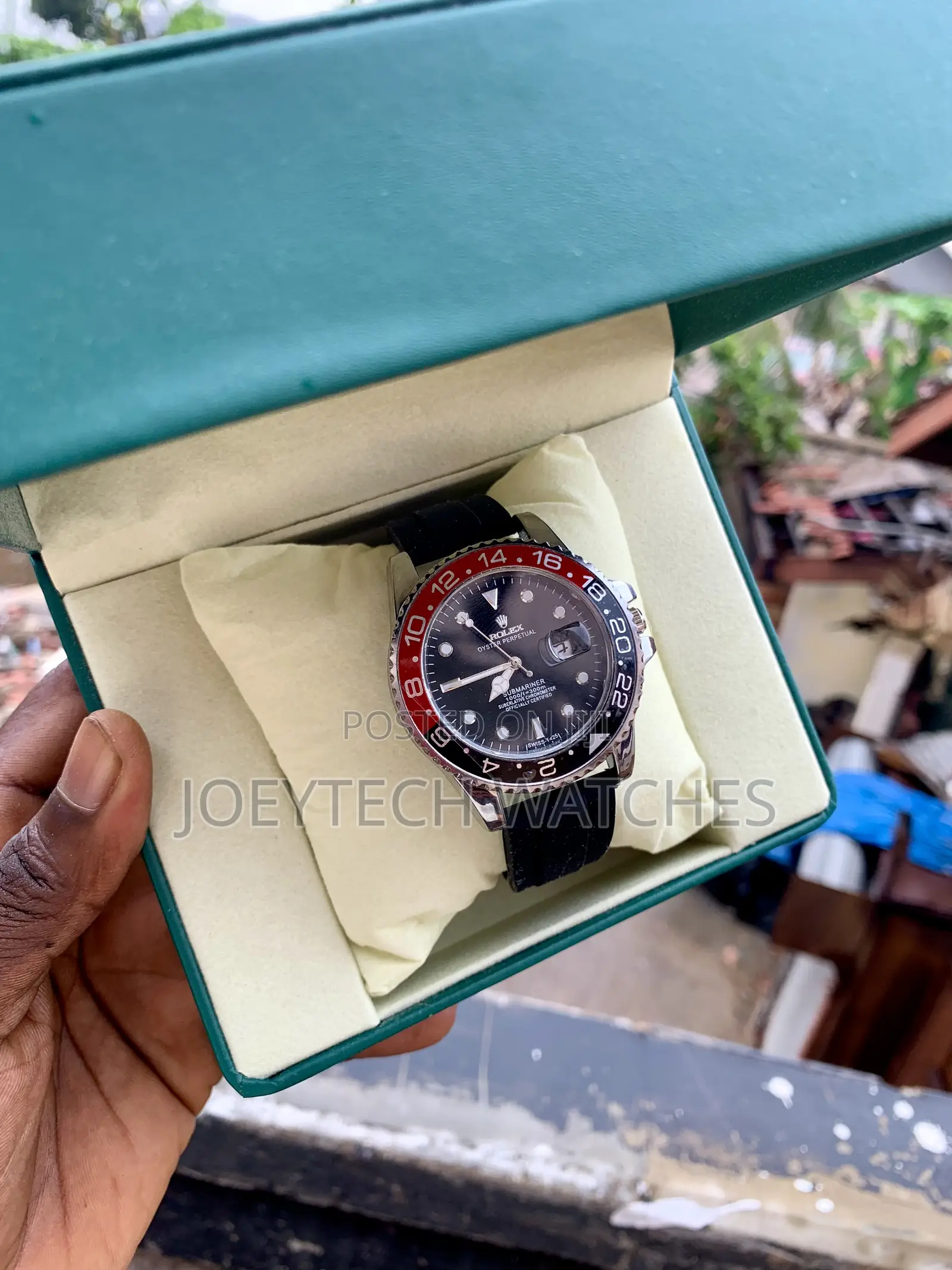 Rolex Submariner With Silicone Straps