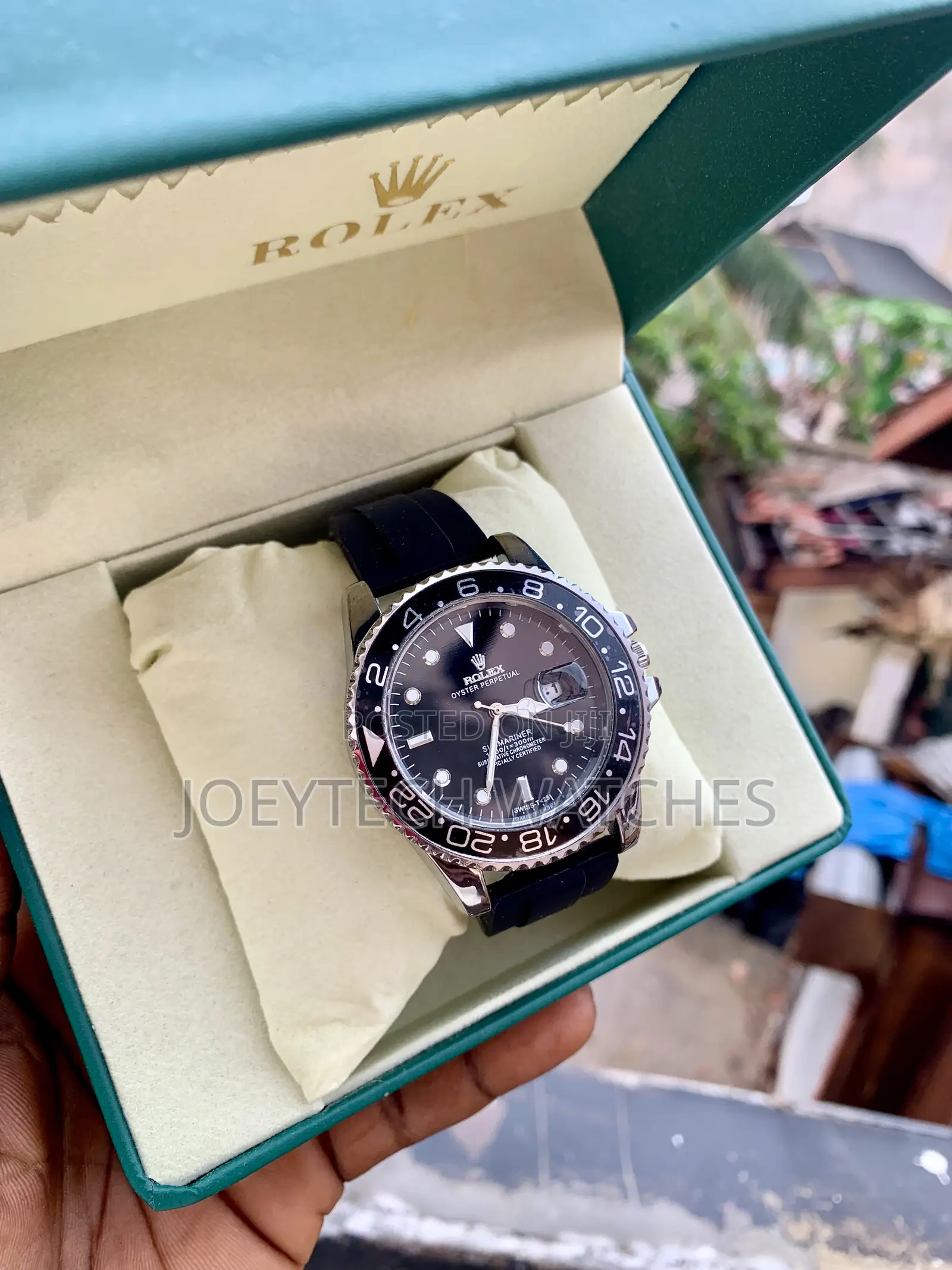 Rolex Submariner With Silicone Straps