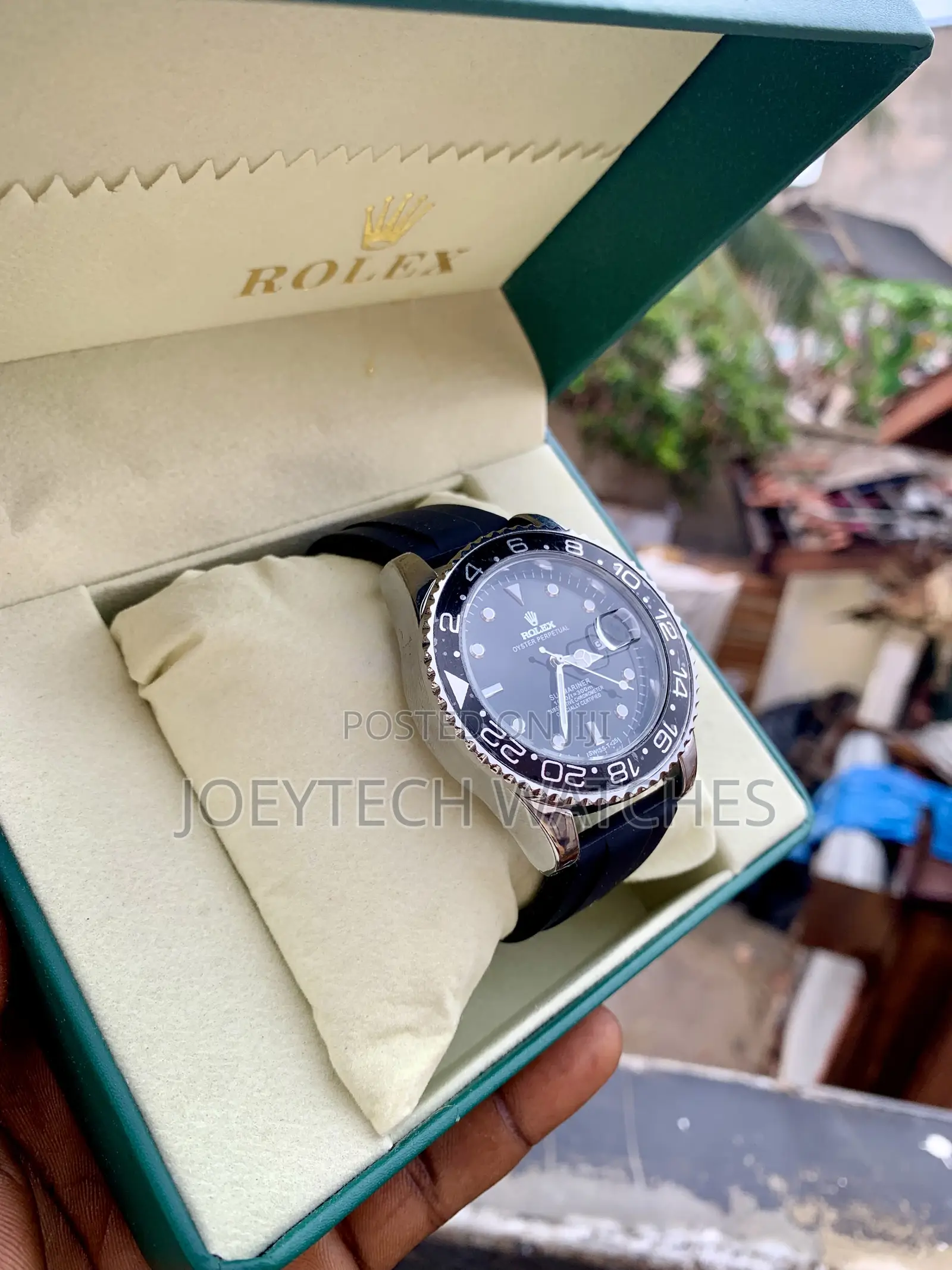 Rolex Submariner With Silicone Straps