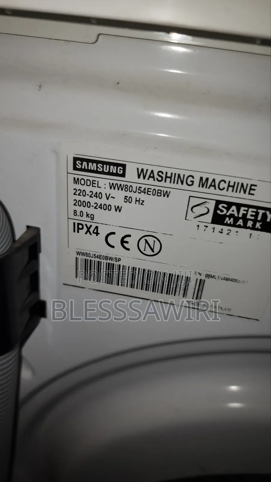 Samsung 8kg Front Load Washing Machine With a Digital Inverter