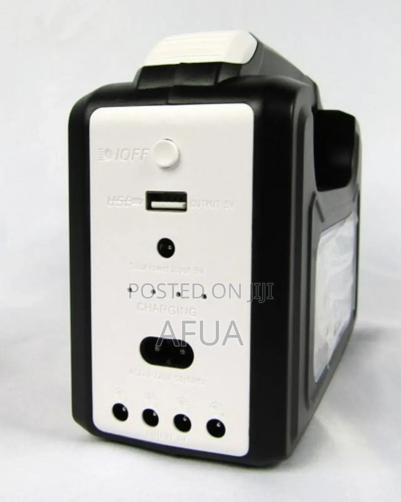 Solar Rechargeable Lamp With Emergency Power Bank '714133