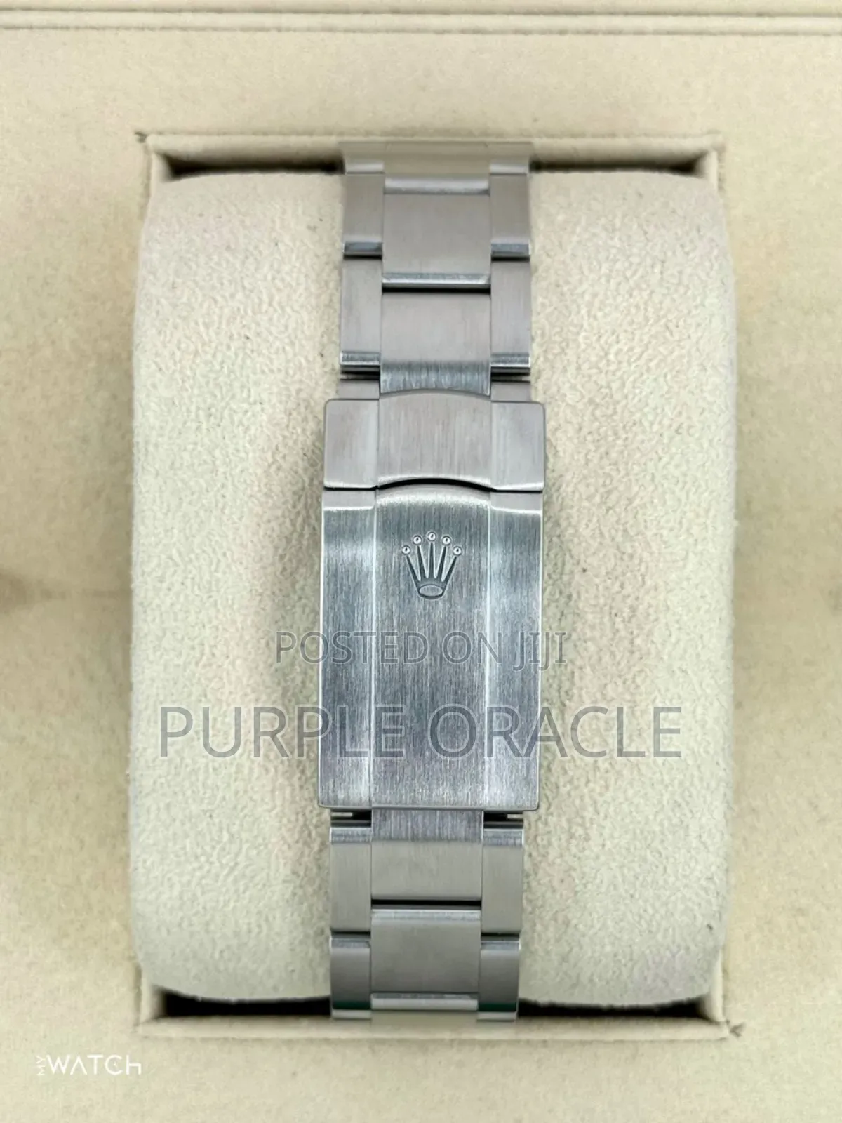 Rolex Oyster Pepertual 41mm Silver Black Dial Watch