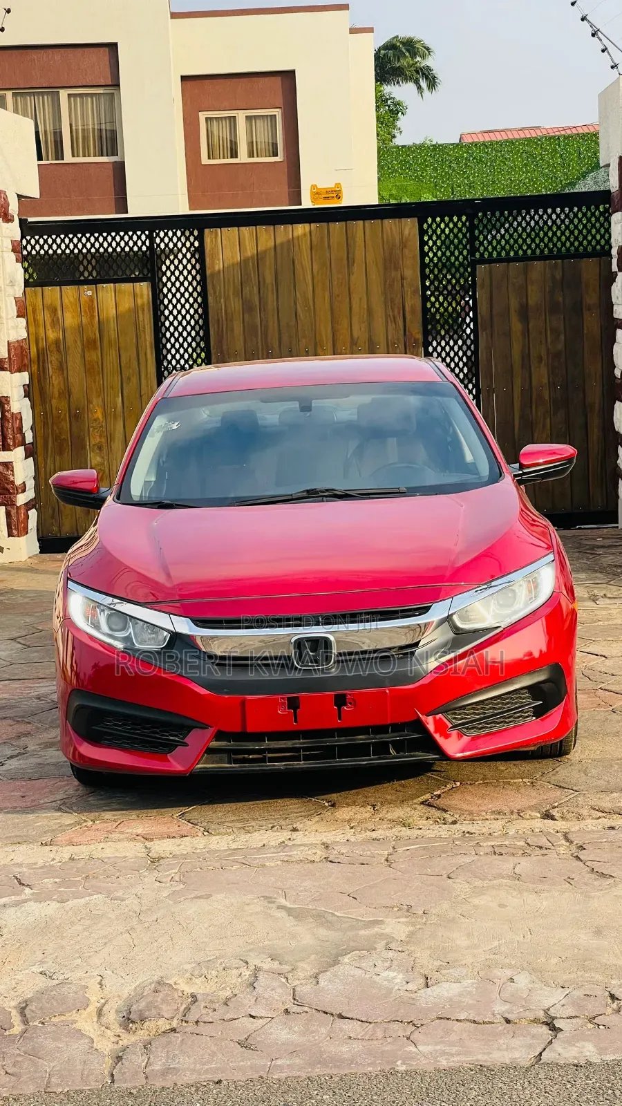 Honda Civic EX Sedan 2018 Red