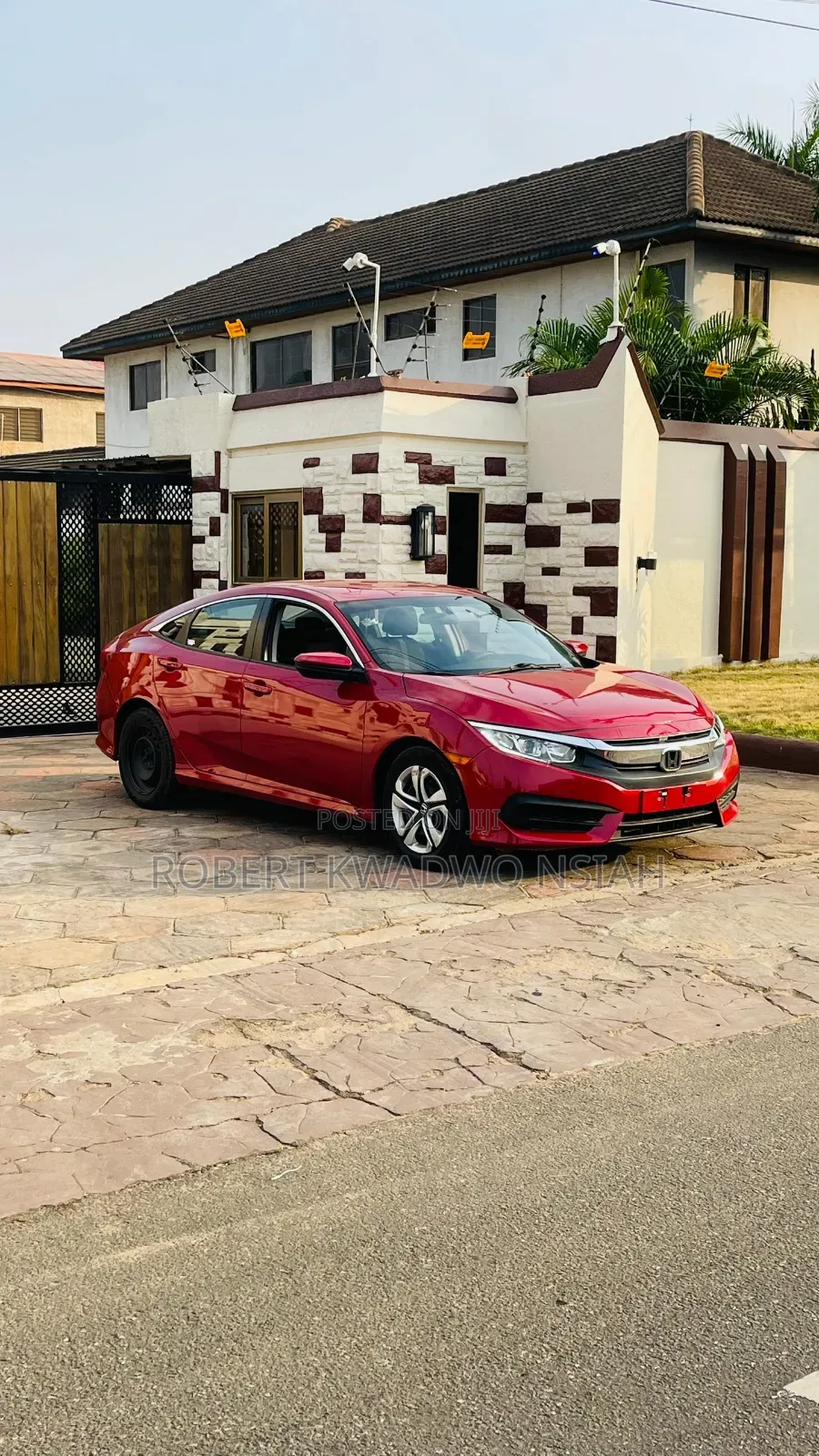 Honda Civic EX Sedan 2018 Red