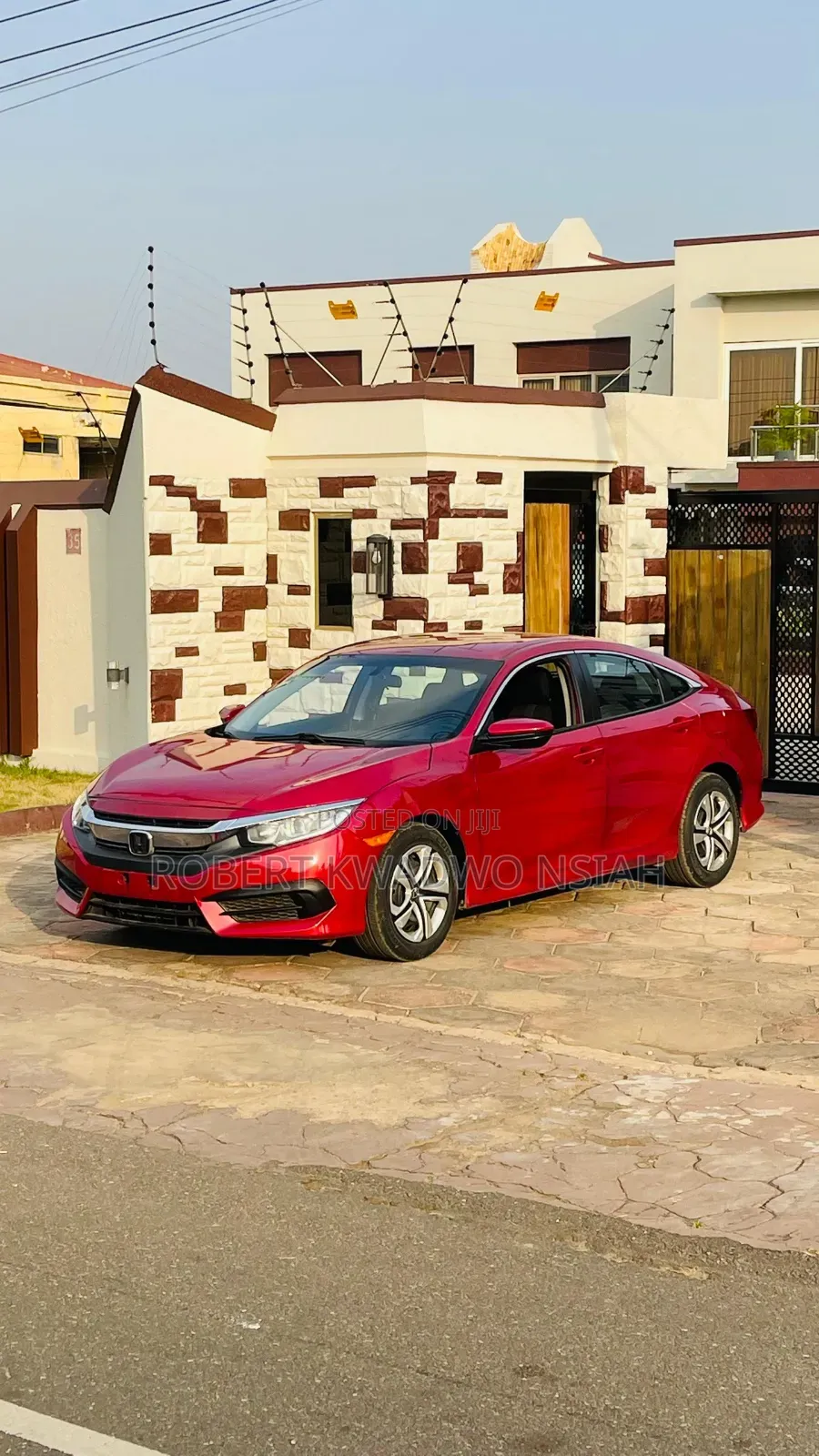 Honda Civic EX Sedan 2018 Red