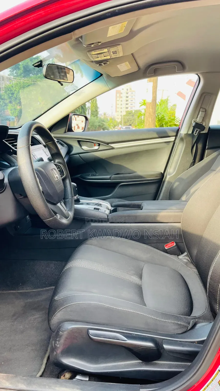 Honda Civic EX Sedan 2018 Red