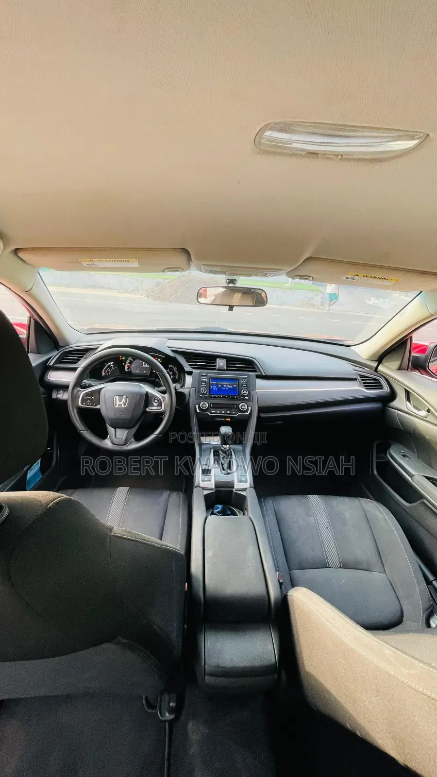 Honda Civic EX Sedan 2018 Red