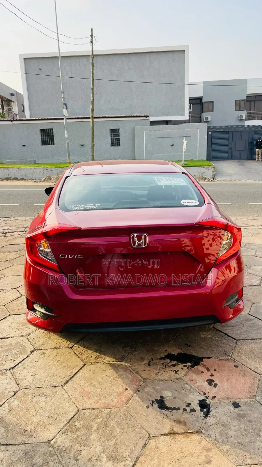 Honda Civic EX Sedan 2018 Red