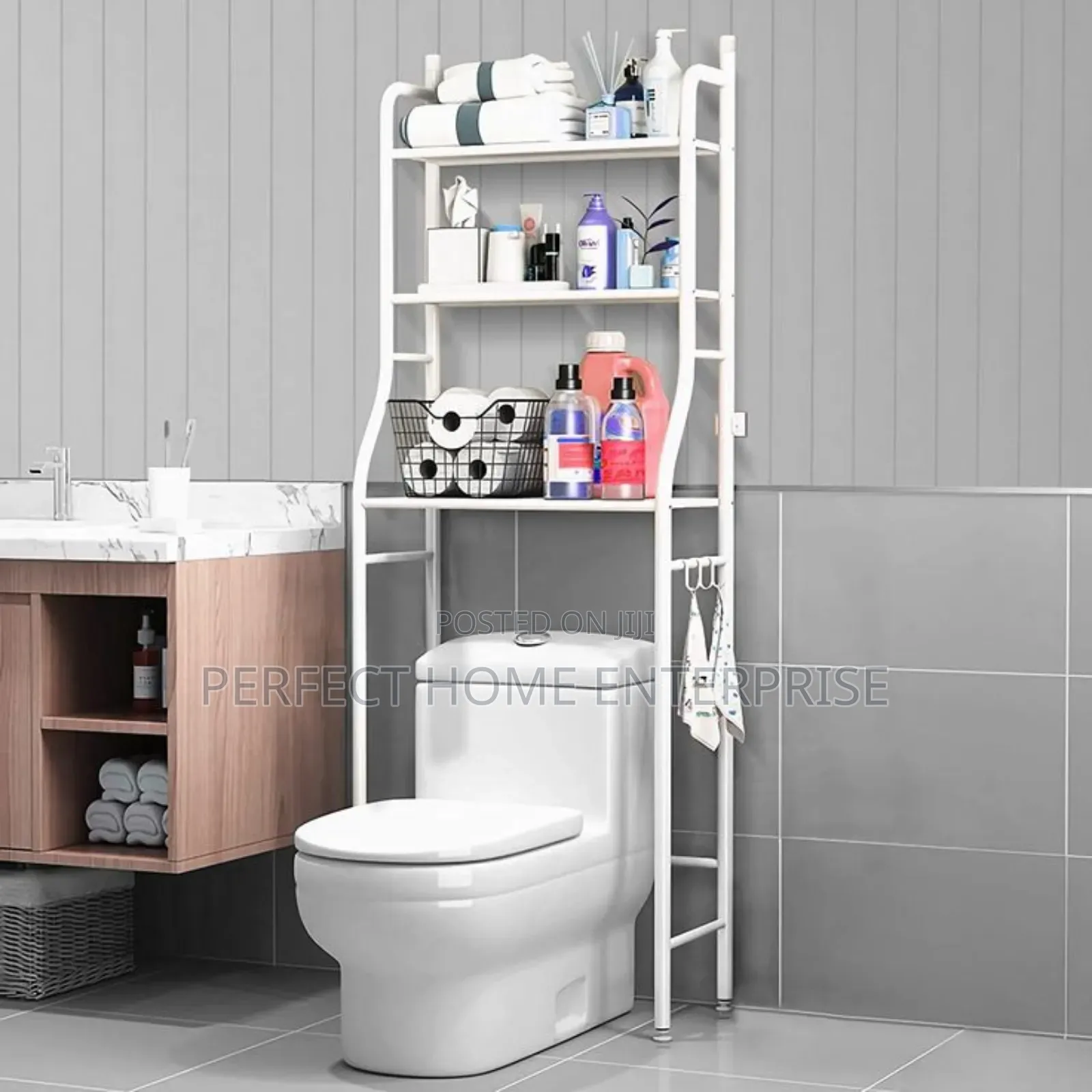 Toilet And Washing Machine Rack