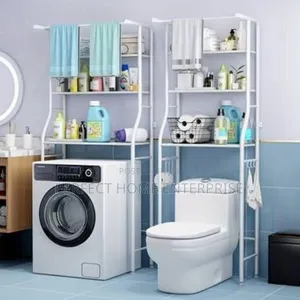Toilet And Washing Machine Rack