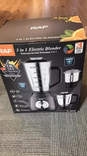 Raf 3 In 1 Stainless Steel Cup Blender