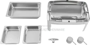Rectangular Roll Over Chaffing Dish Silver 9l